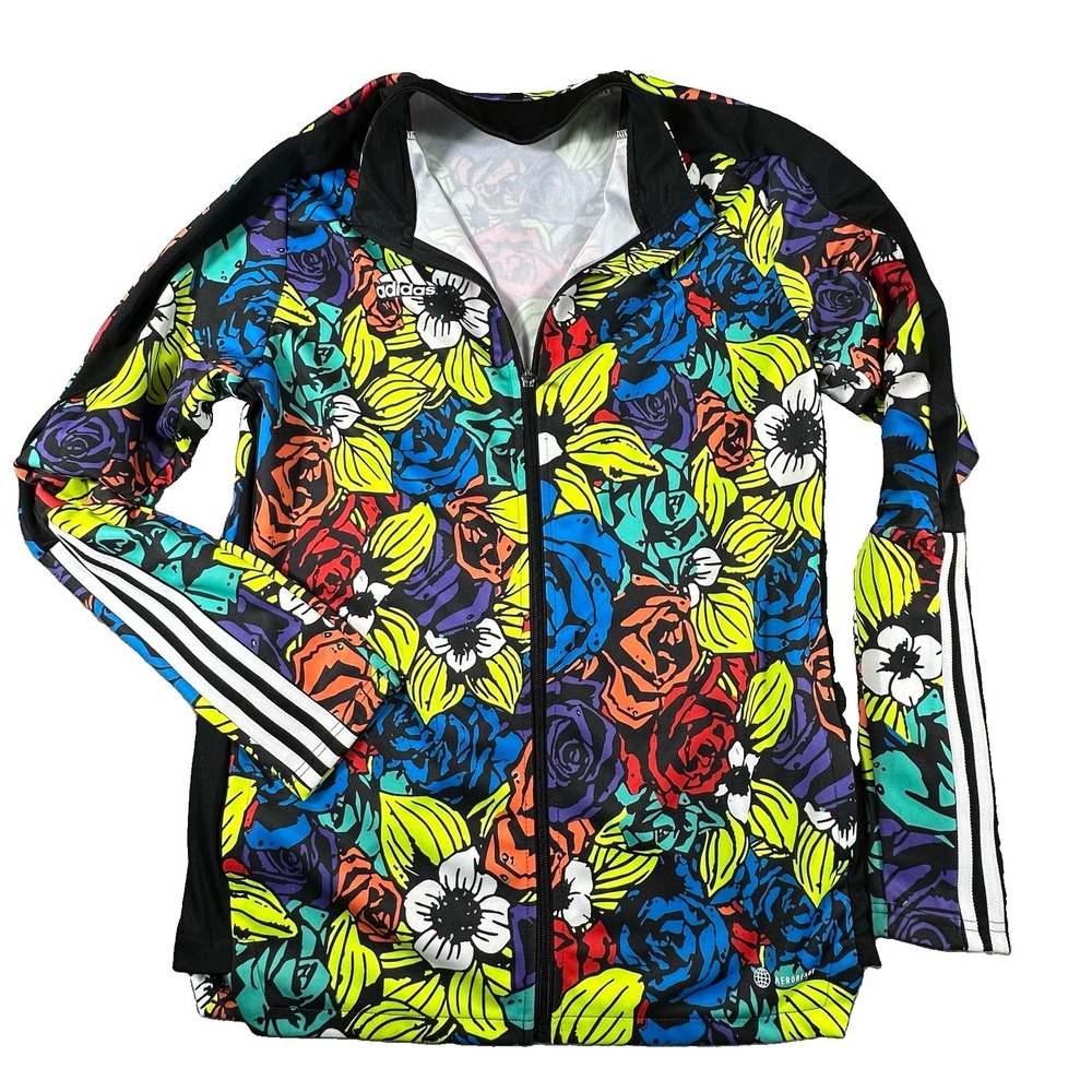 Adidas Jacket Men's Large Tiro Flower Track Atlanta United FC MLS Soccer Futbol